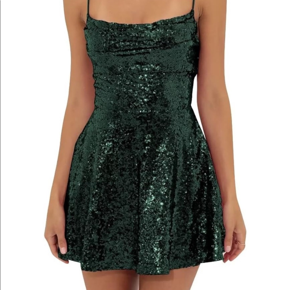 Sequin Homecoming Dress